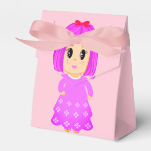 Ballotins Jolie Fille Rose Merci