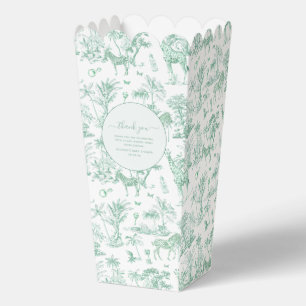 Ballotins Jolie Toile de Jouy de Safari   Cadeau de Baby Sho