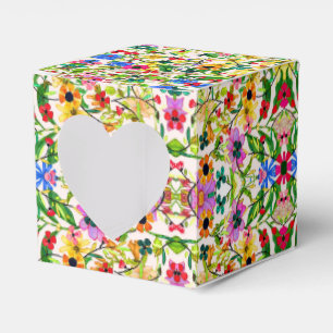 Ballotins Jolies fleurs printanières colorées florales