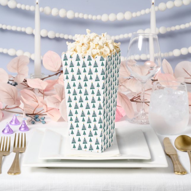 Ballotins Jolis arbres gribouillis rose vert             (Mariage)