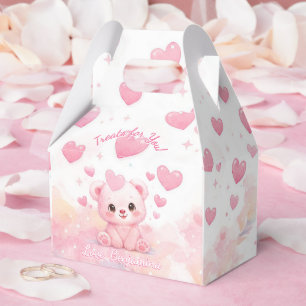 Ballotins Jolis Oursons Rose Pastel pour Anniversaire de Béb