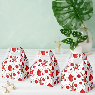 Ballotins Jolis Renne de Noël Rouge de Fêtes
