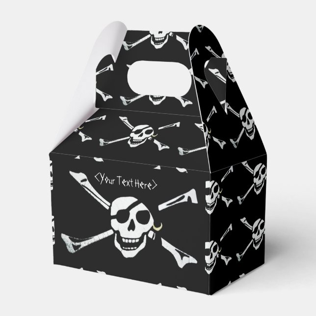 Ballotins Jolly roger Pirate Motif Ballotin (Verso)