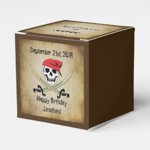 Ballotins Jolly roger Pirate Party Favoriser Box