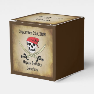 Ballotins Jolly roger Pirate Party Favoriser Box