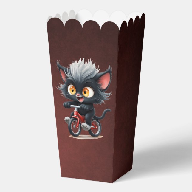 Ballotins Jouer Chat Noir sur Bicycle Rouge (Recto)