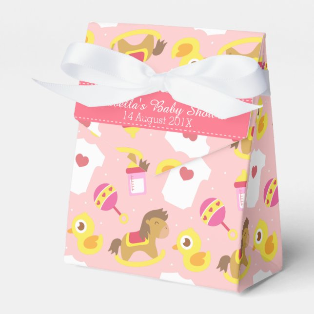 Ballotins Jouets pour Bébé Fille Mignons, Boîte de Faveur de (Verso)