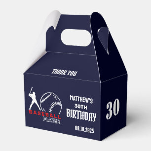 Ballotins Joueur de baseball, équipe, Ballotin d'anniversair