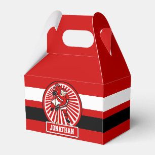Ballotins Joueur de hockey personnalisé de glace