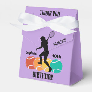Ballotins Joueuse de tennis, fille d'anniversaire Ballotin