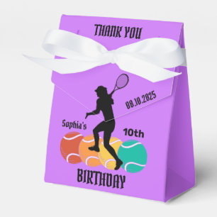 Ballotins Joueuse de tennis, fille d'anniversaire Ballotin
