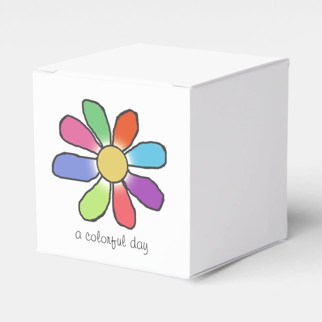 Ballotins JOUR COLORÉ Fleur graphique (Verso)