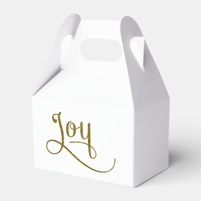 Ballotins Joy Script Gold Parties scintillant (Verso)