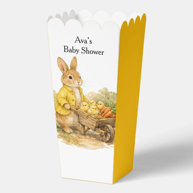 Ballotins Joyeuse Baby Shower Lapin de Pâques (Verso)