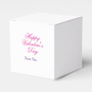 Ballotins Joyeuse Saint-Valentin rose violet xoxo amour nom