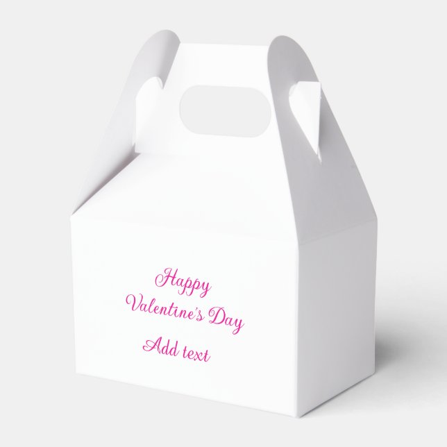 Ballotins Joyeuse Saint-Valentin texte rose nom message (Verso)