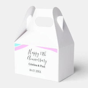 Ballotins Joyeux 10ème anniversaire de mariage simple nom mi