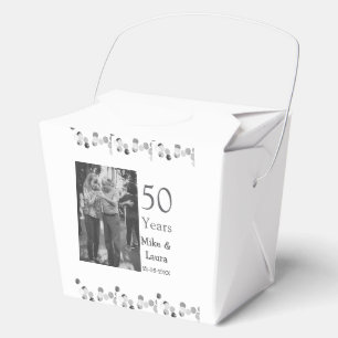Ballotins Joyeux 50e anniversaire ajouter nom du couple date