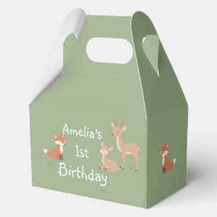 Ballotins Joyeux Anniversaire aux Mignons Amis de la Forêt