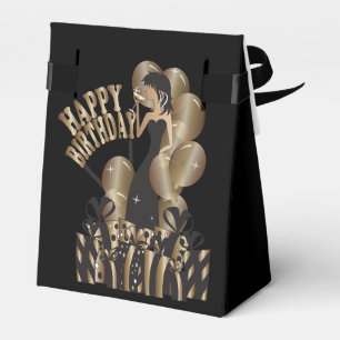 Ballotins Joyeux Anniversaire Diva Fille   Nom DIY   Bronze
