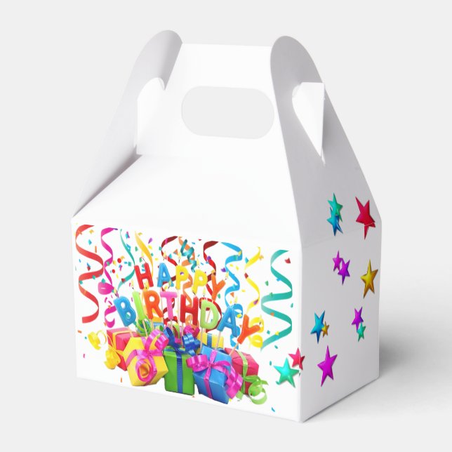 Ballotins Joyeux anniversaire Gable Ballotin (Arrière)