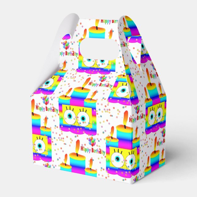 Ballotins Joyeux Anniversaire Gable Ballotin bougies (Verso)