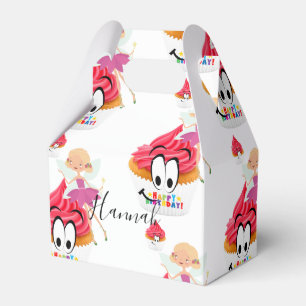 Ballotins Joyeux anniversaire Gable Ballotin Fairy Cupcake