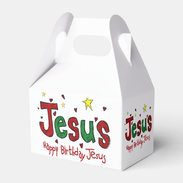 Ballotins Joyeux anniversaire Jésus (Arrière)
