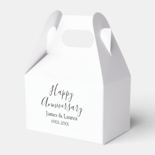Ballotins Joyeux anniversaire mariage nom date année simple 