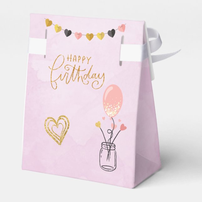 Ballotins Joyeux anniversaire pour elle (Arrière)