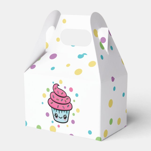 Ballotins Joyeux ballotin de Cupcake anniversaire (Verso)