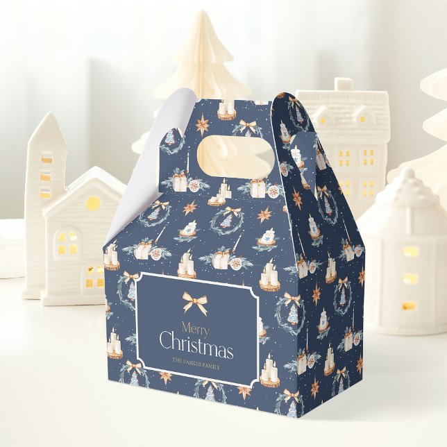 Ballotins Joyeux Ballotin de Noël avec Gold Bow (Créateur téléchargé)