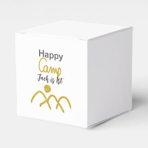 Ballotins Joyeux camping campeur un anniversaire enfants sol