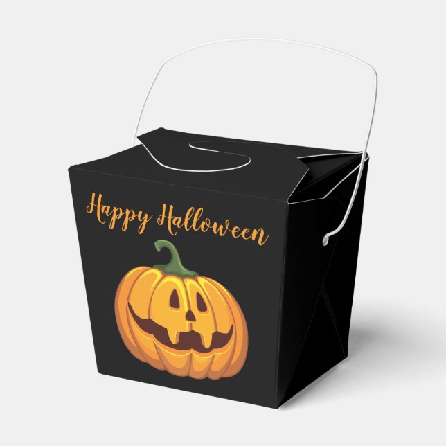 Ballotins Joyeux Citrouille Halloween Candy Motif Ballotin (Verso)