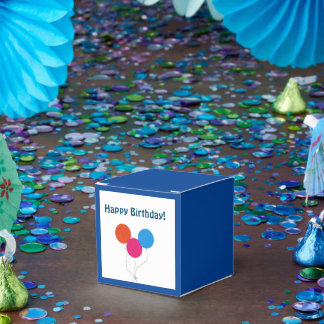 Ballotins Joyeux dessin de ballons colorés d'anniversaire