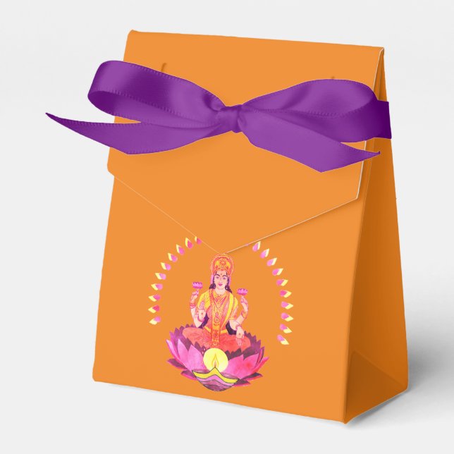 Ballotins Joyeux Diwali - Déesse Lakshmi Deepalavi 1 (Verso)