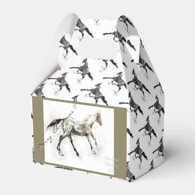 Ballotins Joyeux Noël à cheval (réécriture par soi-même) (Verso)