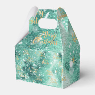 Ballotins Joyeux Noël avec des flocons de neige
