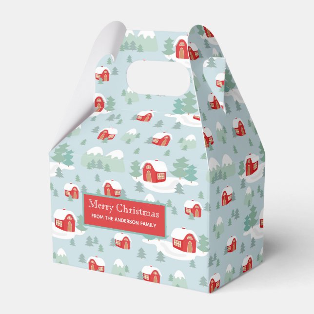 Ballotins Joyeux Noël Cabine rouge Nom personnalisé (Verso)