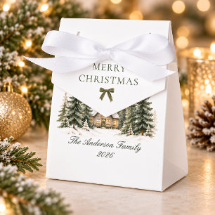 Ballotins Joyeux Noël Cottage Hiver Cosy Famille Olive