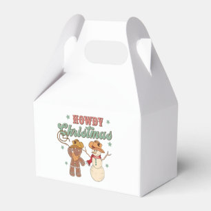 Ballotins Joyeux Noël Cowboy Groovy Bonhomme de Neige Wester