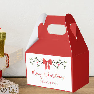 Ballotins Joyeux Noël personnalisé Coquette Bow tendance