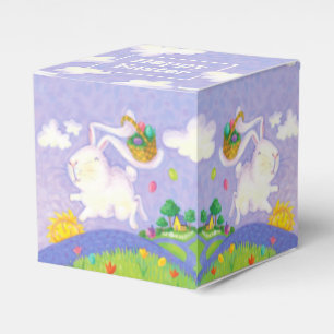 Ballotins Joyeux Pâques Aquarelle Lapin Lapin Oeufs de lapin