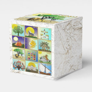 Ballotins Judaica 12 tribus d'Israël Boîte à faveur de Juda