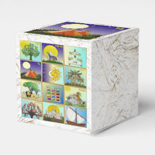 Ballotins Judaica 12 tribus d'Israël Boîte Gad Favor