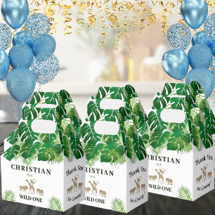 Ballotins Jungle Safari Wild One 1er anniversaire Merci