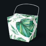 Ballotins Jungle tropical<br><div class="desc">Plage tropicale verte et blanche favorise les boîtes de feuilles.</div>