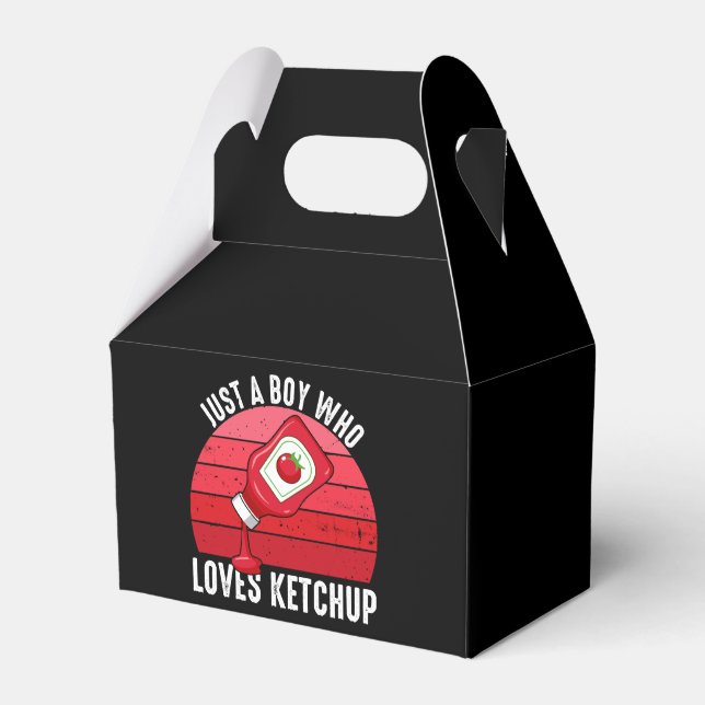 Ballotins Juste un garçon qui aime le ketchup (Verso)
