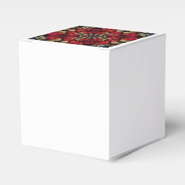 Ballotins Kaleidoscope Mandala Rouge Tropical (Verso)
