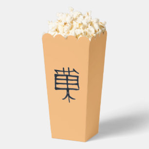 Ballotins Kanji Treat black tache popcorn boîtes